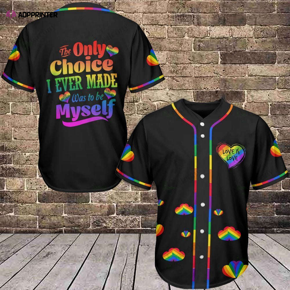 LGBT Baseball Tee: Love is Love Jersey 398 – Embrace Equality and Style!