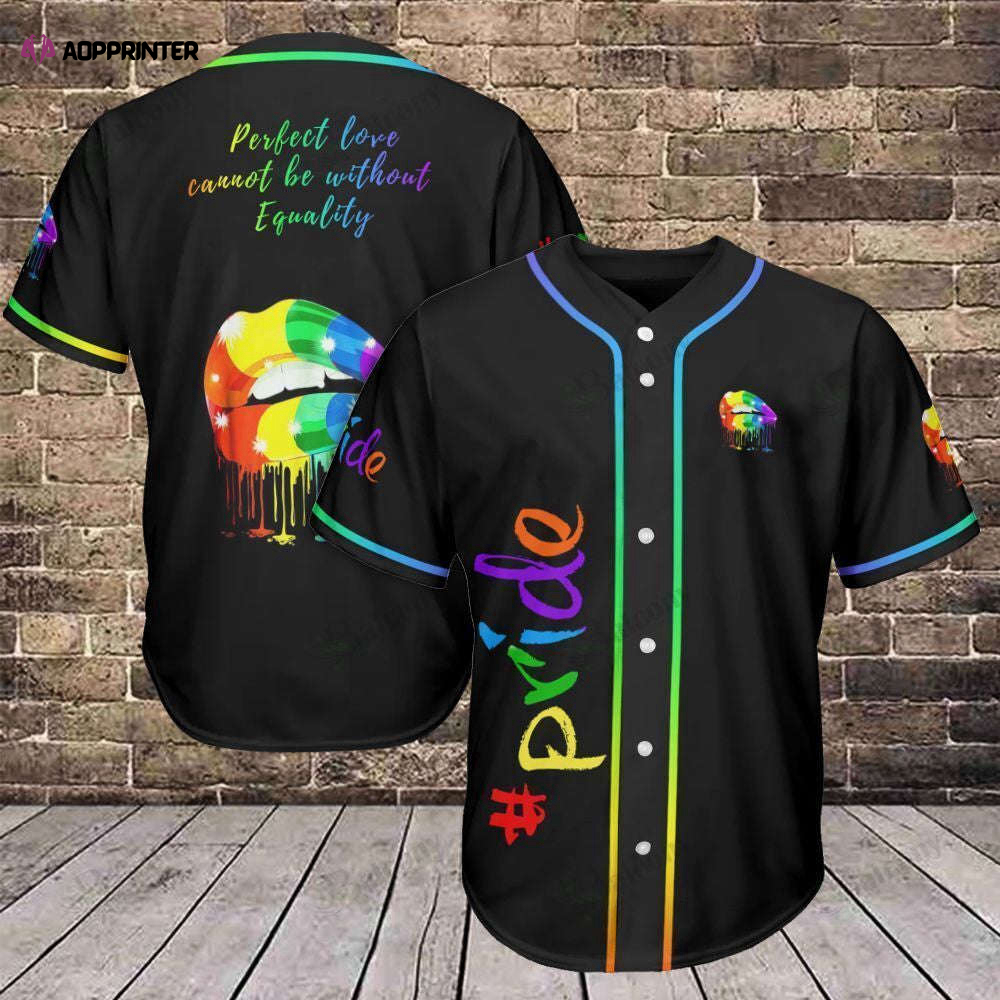 LGBT Pride Baseball Jersey 316 – QT204283Td Baseball Tee: Stand Out with Style!