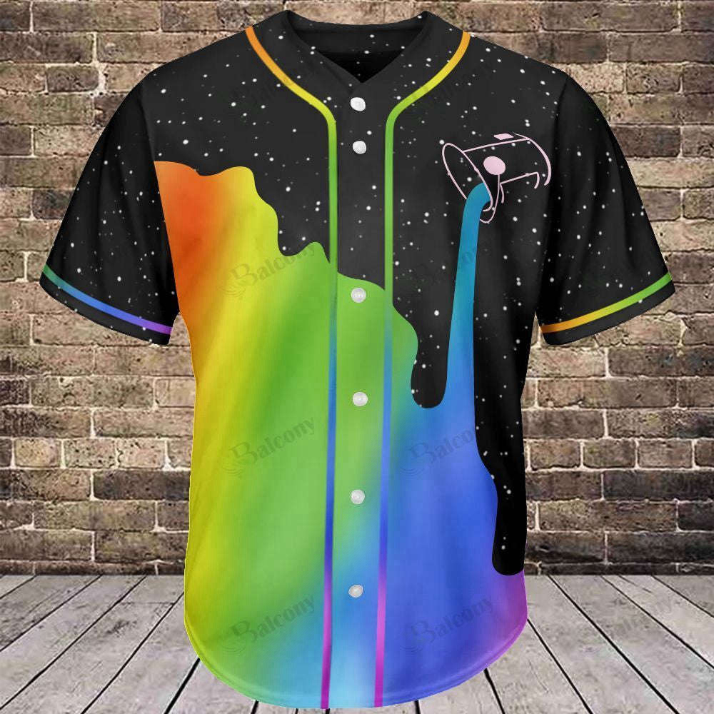 LGBT Pride Baseball Jersey – 3D Printed Baseball Tee QT206210Td