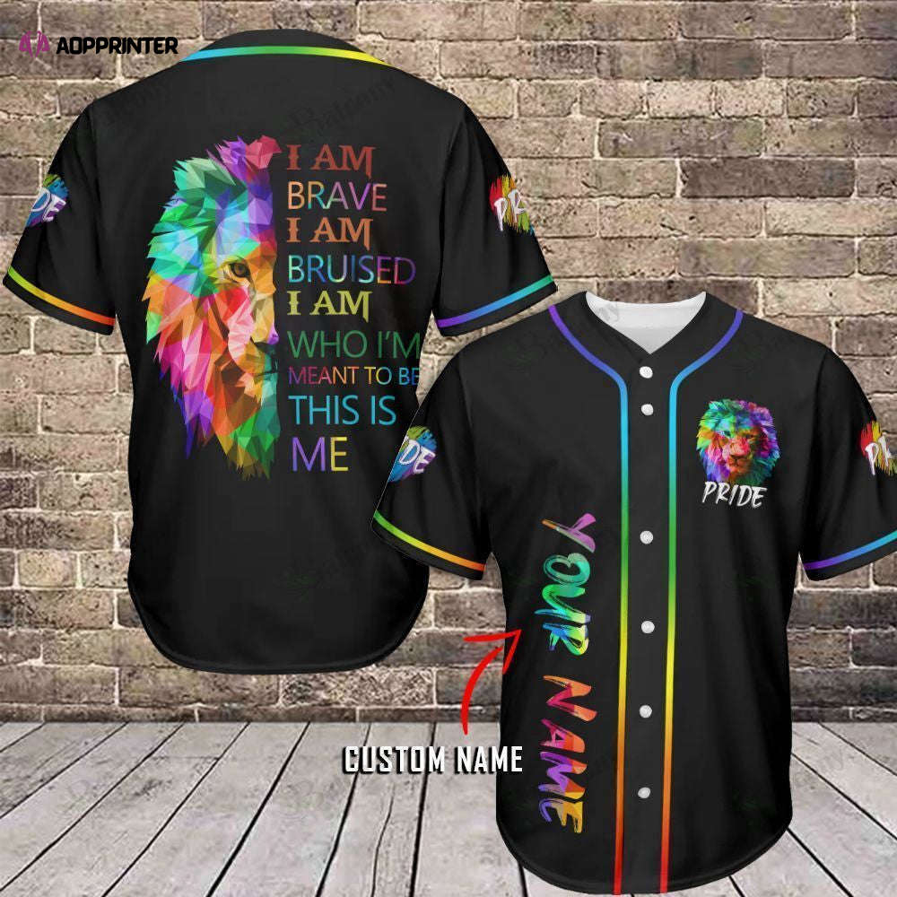 LGBT Pride Baseball Tee – Personalized Name Jersey 314 QT205071Td