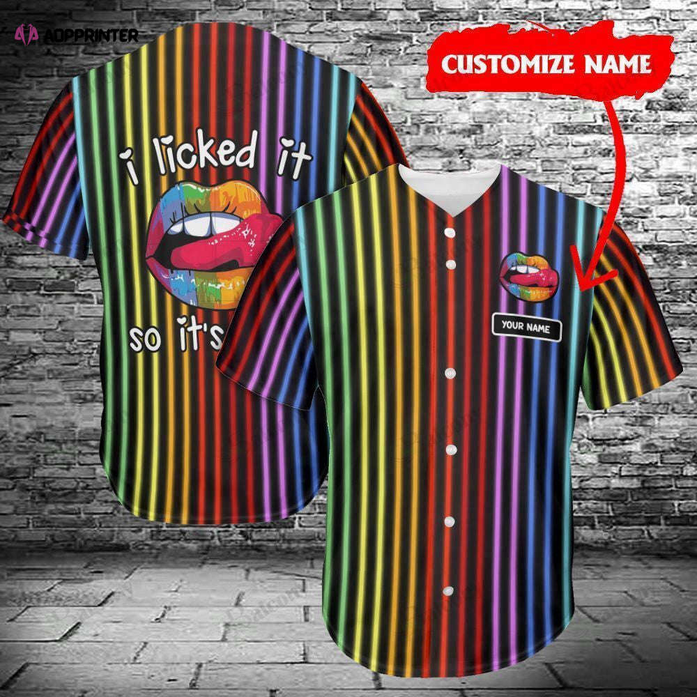 LGBT Pride Personalized Baseball Jersey: Baseball Tee 313