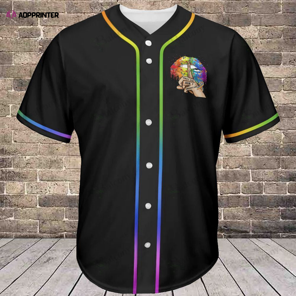 Love is Love Baseball Jersey 301: LGBT Baseball Tee for All-Inclusive Fans
