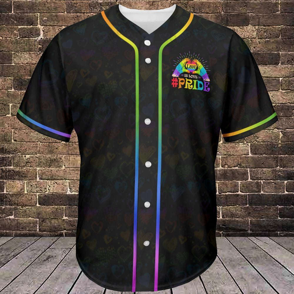 Love is Love Baseball Jersey 306 – LGBT Baseball Tee for Stylish Support