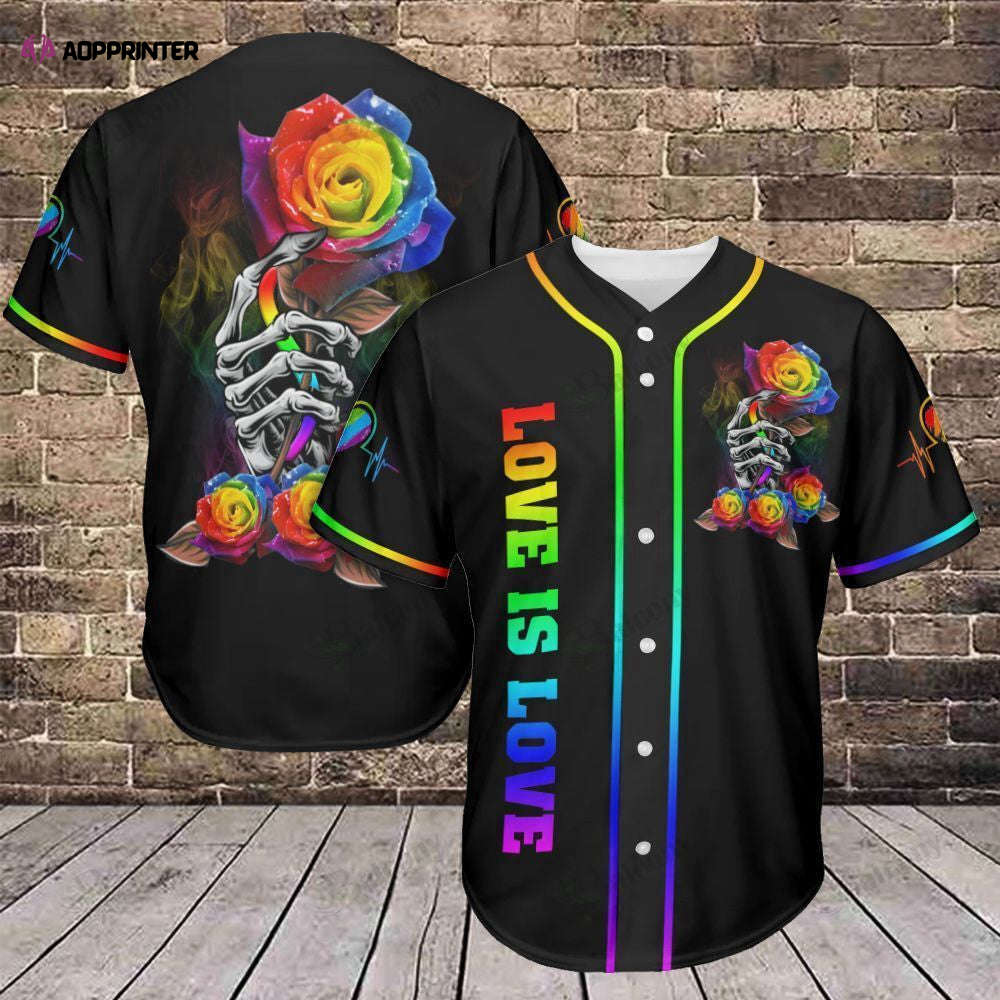 Love is Love Baseball Jersey – LGBT Baseball Tee Shop Now!