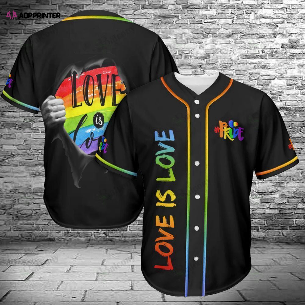 LGBT Pride Personalized Baseball Jersey: Baseball Tee 313