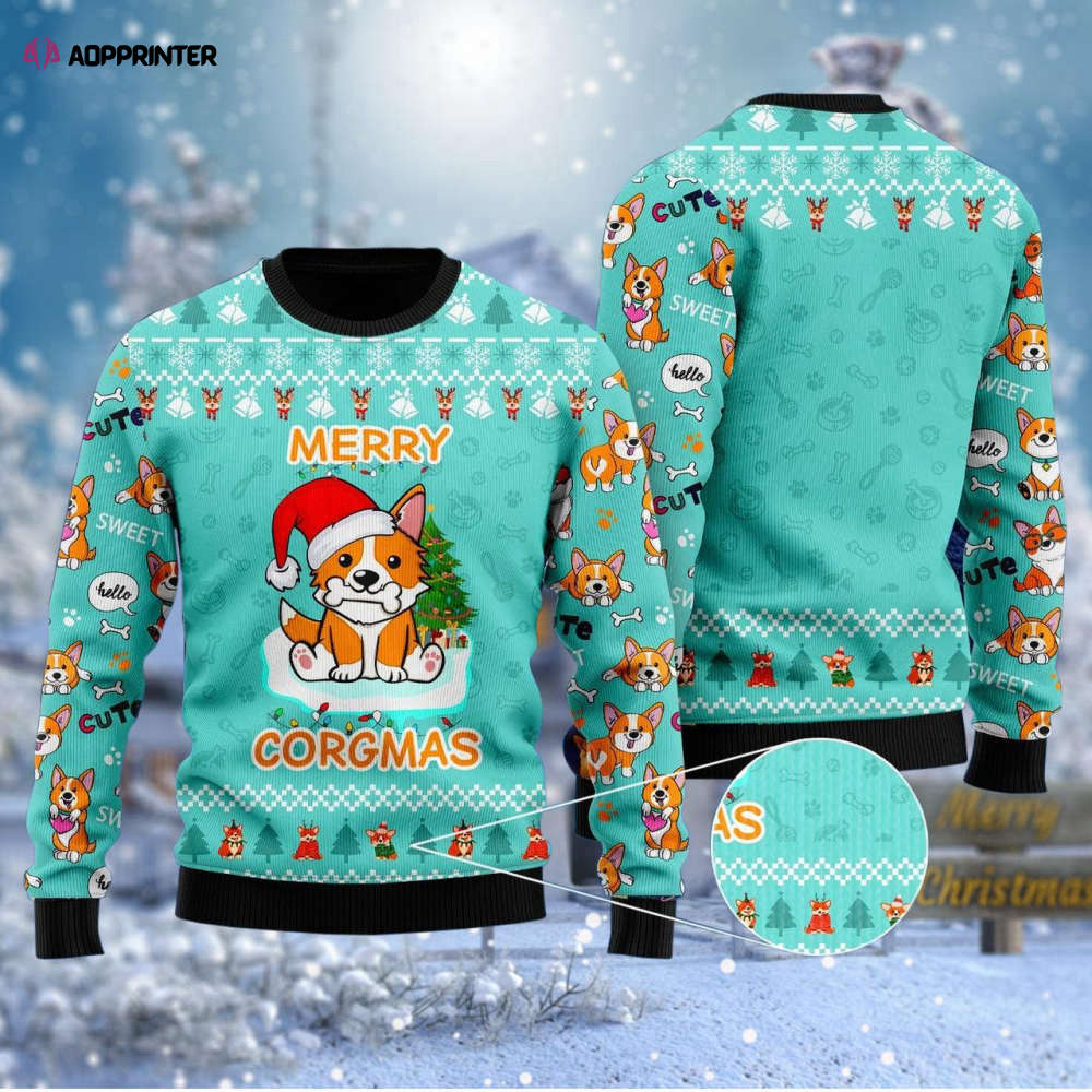 Lovely Dog Merry Corgmas Ugly Sweater