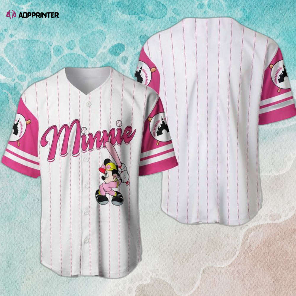 Disney Mickey Minnie Baseball Jersey: Perfect Gift for Disney Lovers
