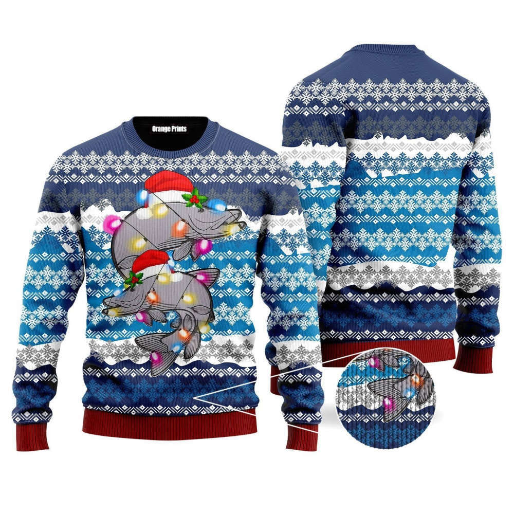 Musky Fishing Christmas Ugly Christmas Sweater