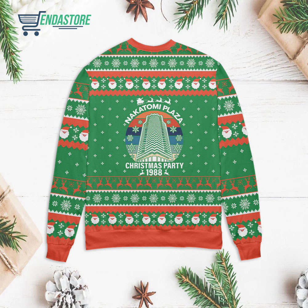 Nakatomi Plaza Christmas Party 88 Sweater: Festive & Retro Holiday Fashion