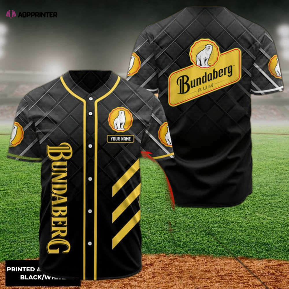 Personalized Black Beck’s Beer Baseball Jersey