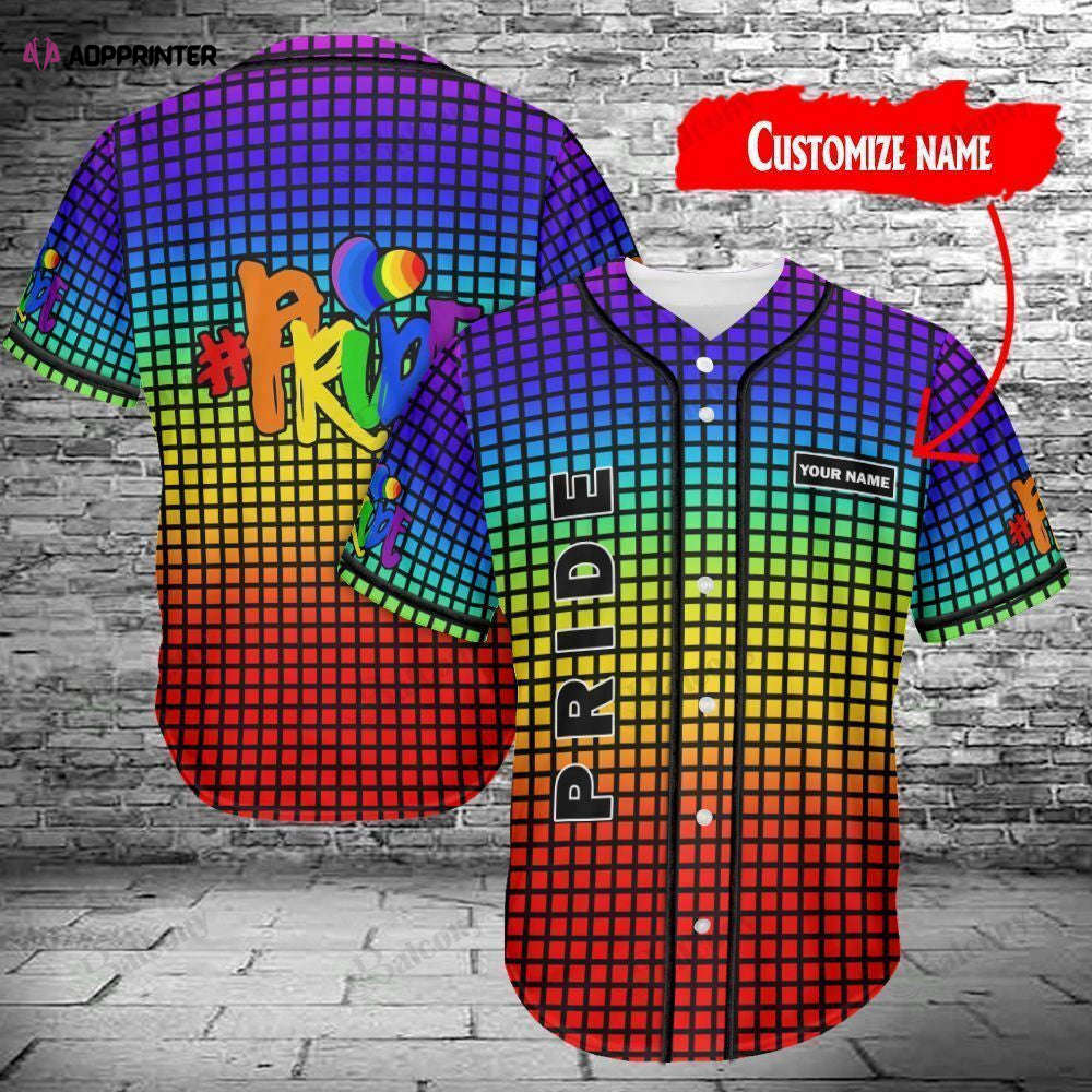 Pride Personalized LGBT Baseball Tee with Name – QT205014Td