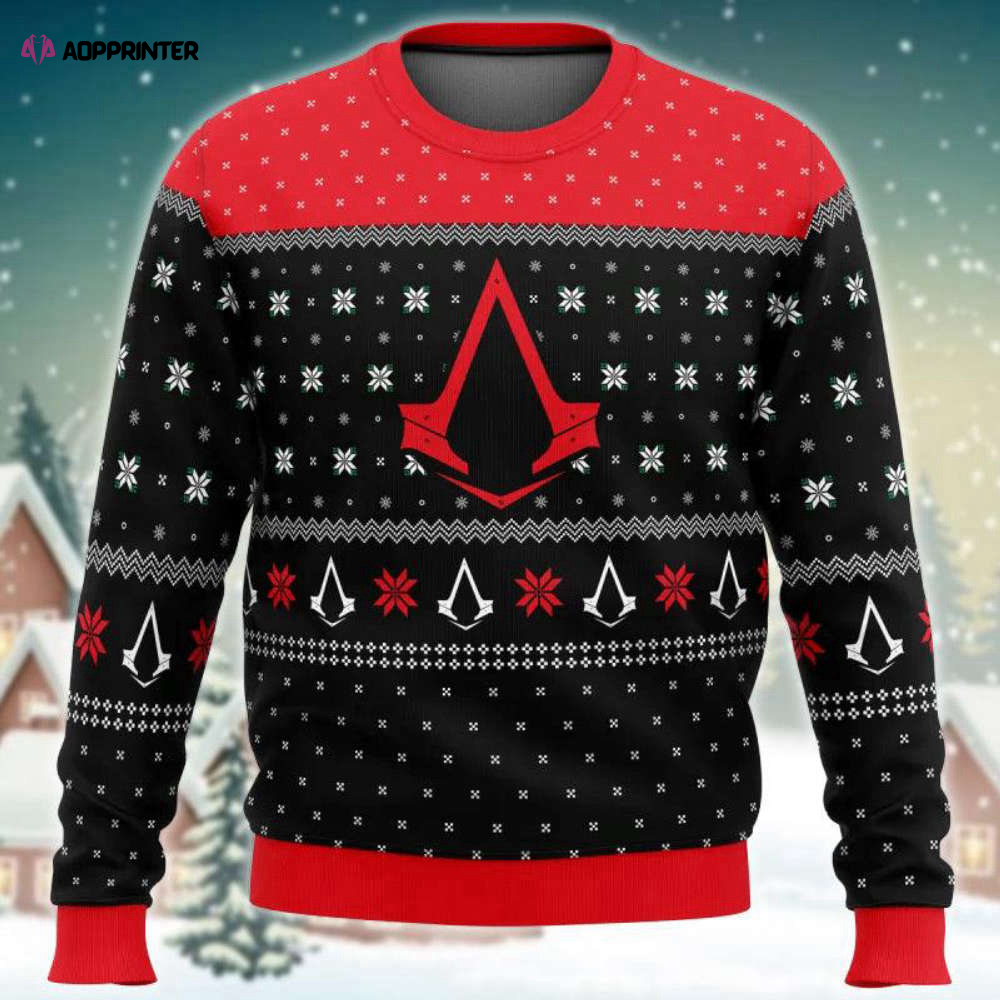 Red Logo Assassin’s Creed Ugly Sweater