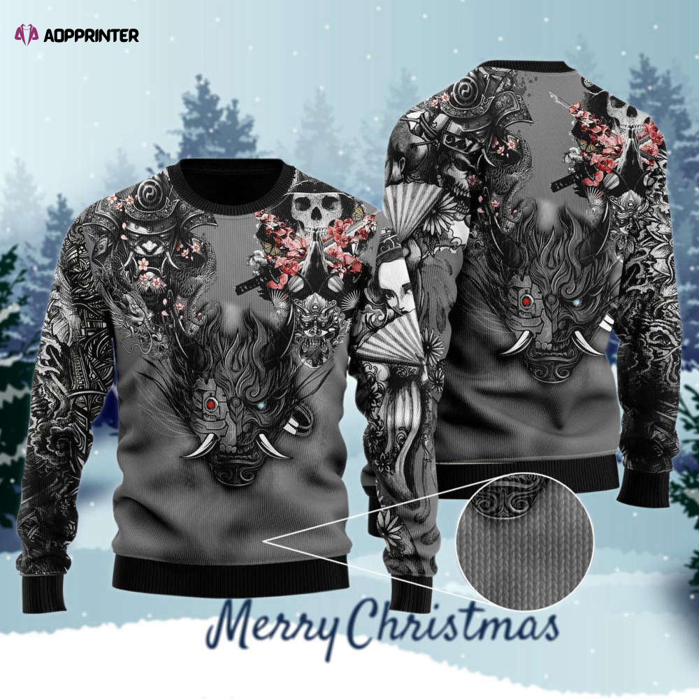 Get Festive with Xmas Anime Akira Bike Ugly Sweater – Unique & Stylish Holiday Apparel