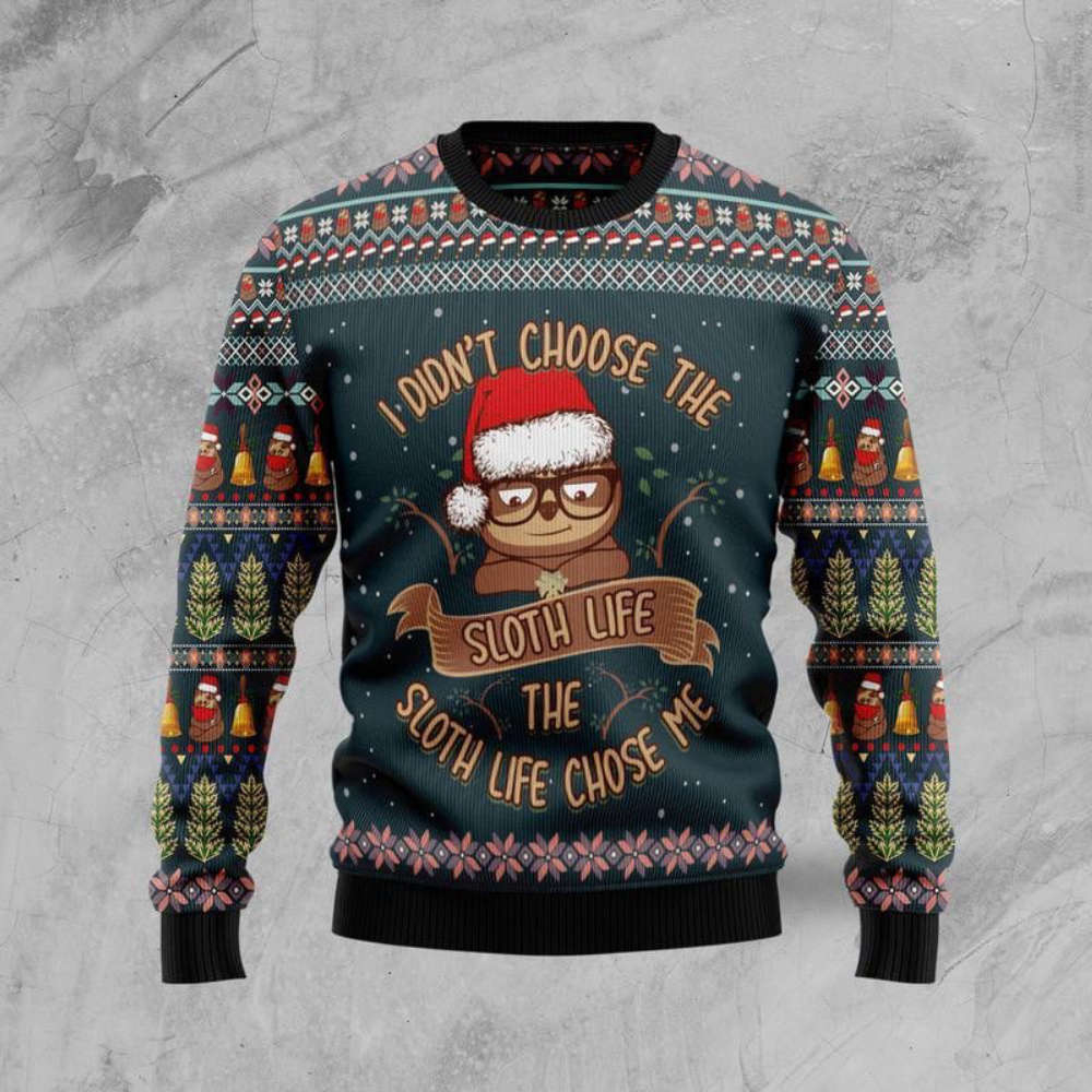 Sloth Life Ugly Christmas Sweater