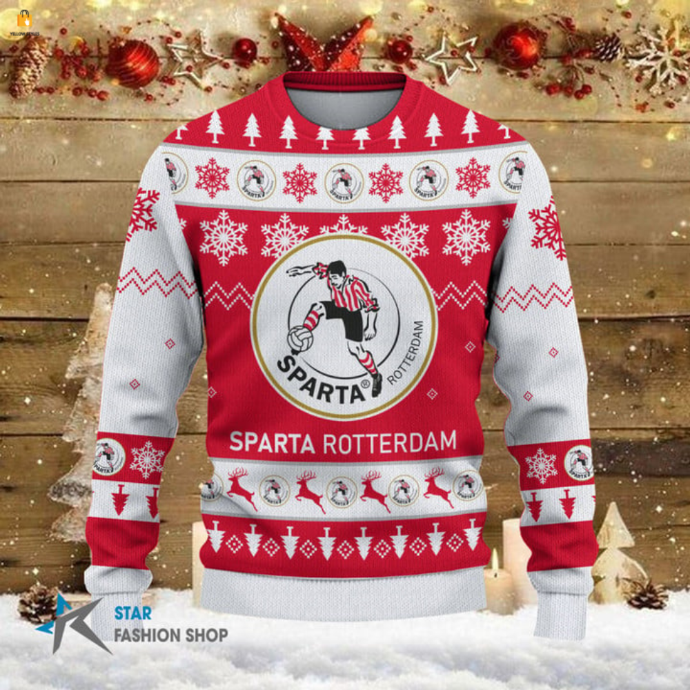 Sparta Rotterdam Ugly Christmas Sweater: Festive Fun & Stylish Apparel