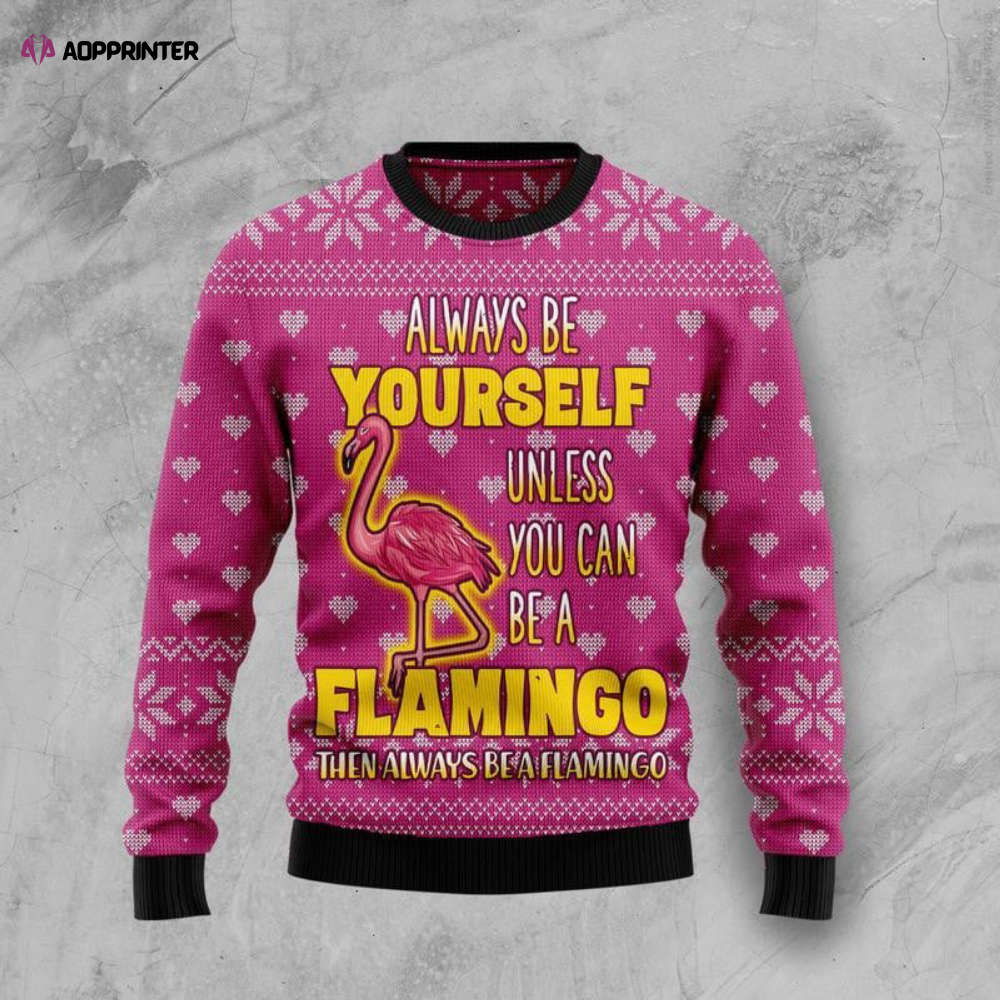 Stand Out This Christmas with Be A Flamingo Ugly Sweater