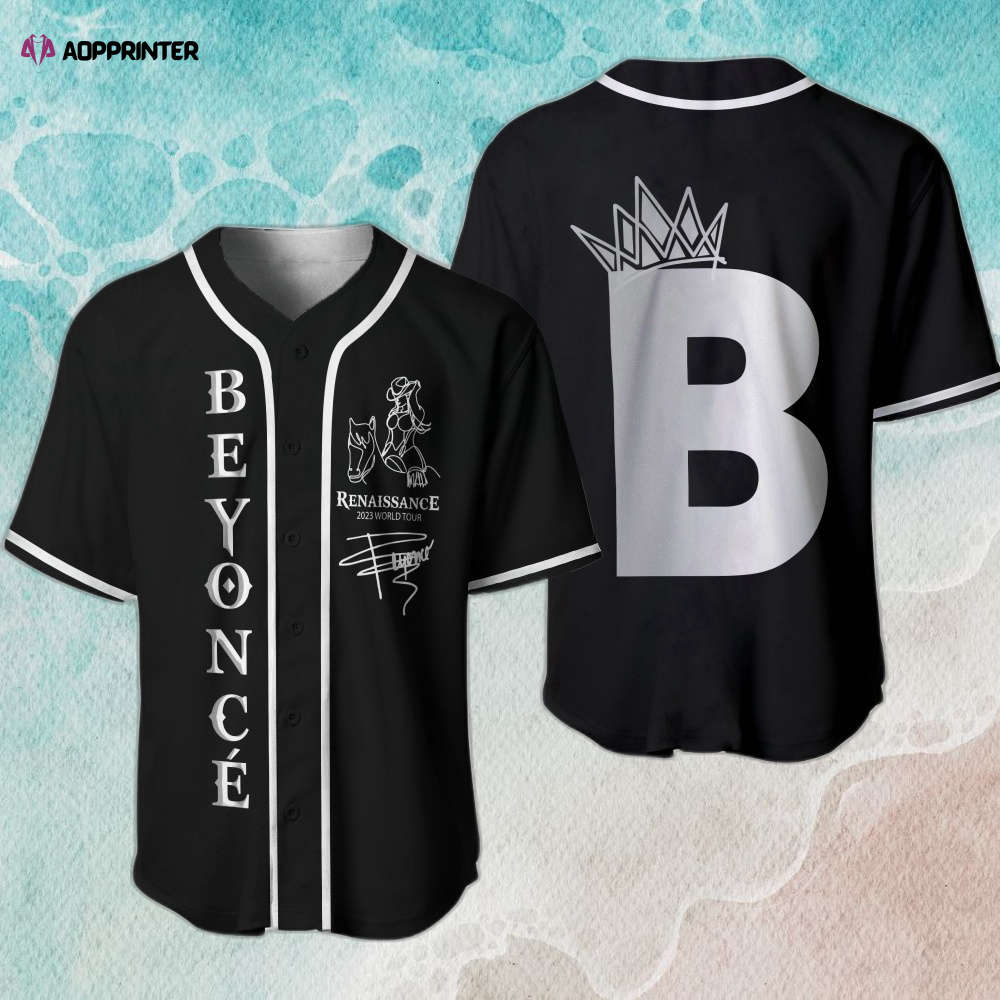 Stylish Beyonce Queen Baseball Jersey: Rock Your Outfit with Iconic Style!