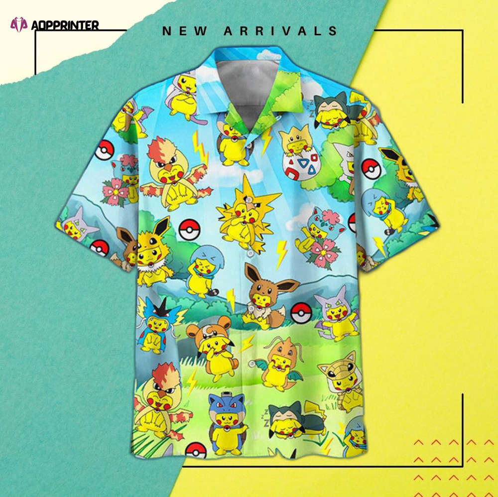 Stylish Pikachu Hawaiian Shirt: Embrace Pokemon Fun!