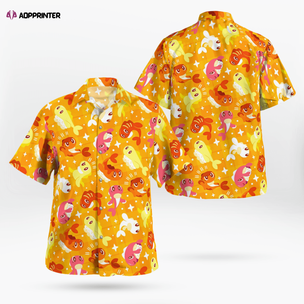 Vaporeon Pokemon Hawaiian Shirt: Catch the Stylish Wave!