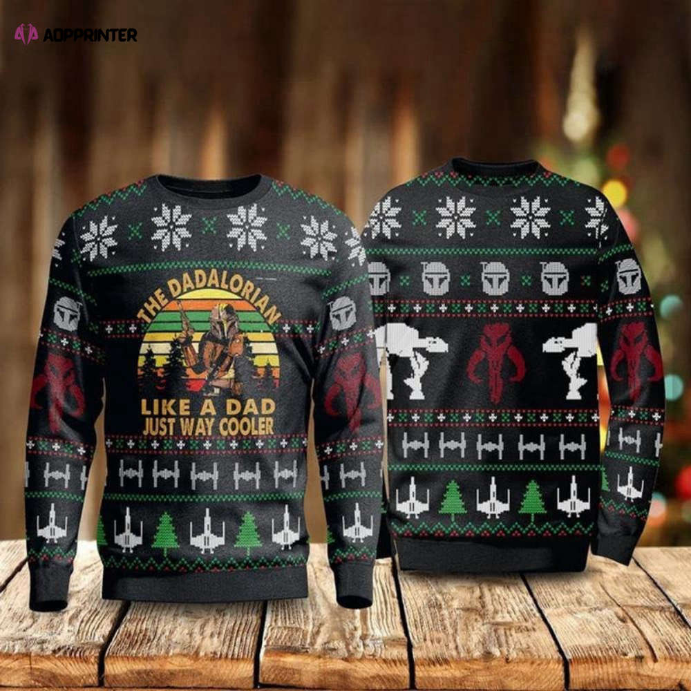 Unique Ugly Christmas Sweater: Don t Be A Normal Dog Dad