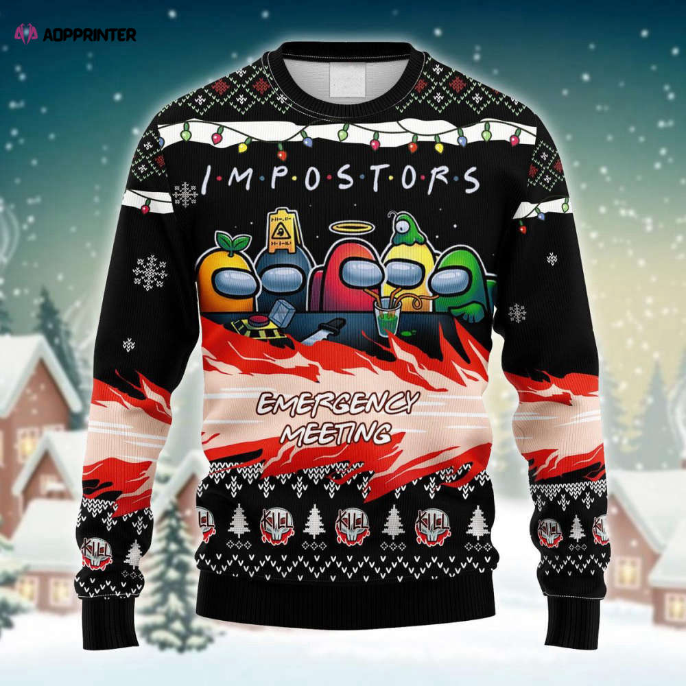 Firefighter Xmas Ugly Sweater