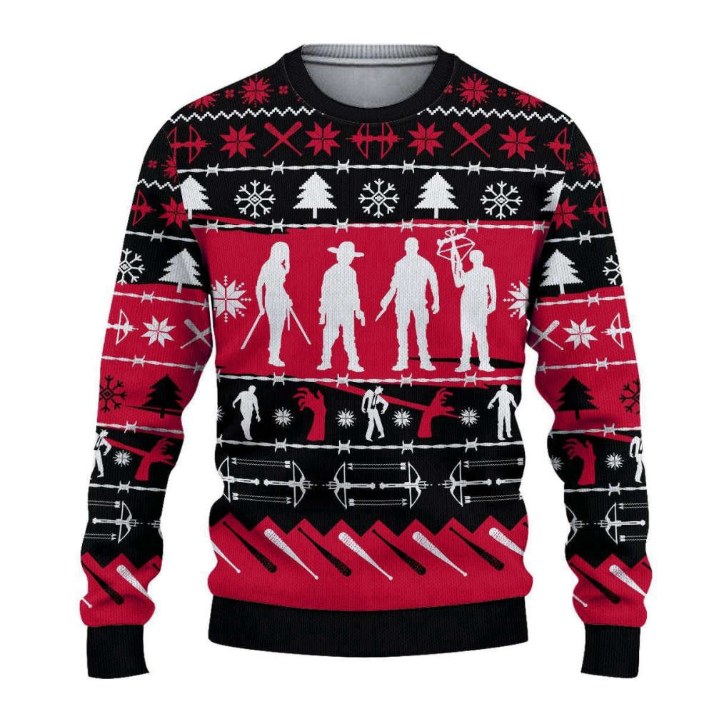 The Walking Dead Ugly Christmas Sweater