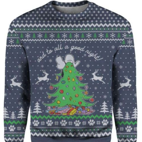 To All A Good Night Ugly Christmas Sweater – Festive and Fun Holiday Attire