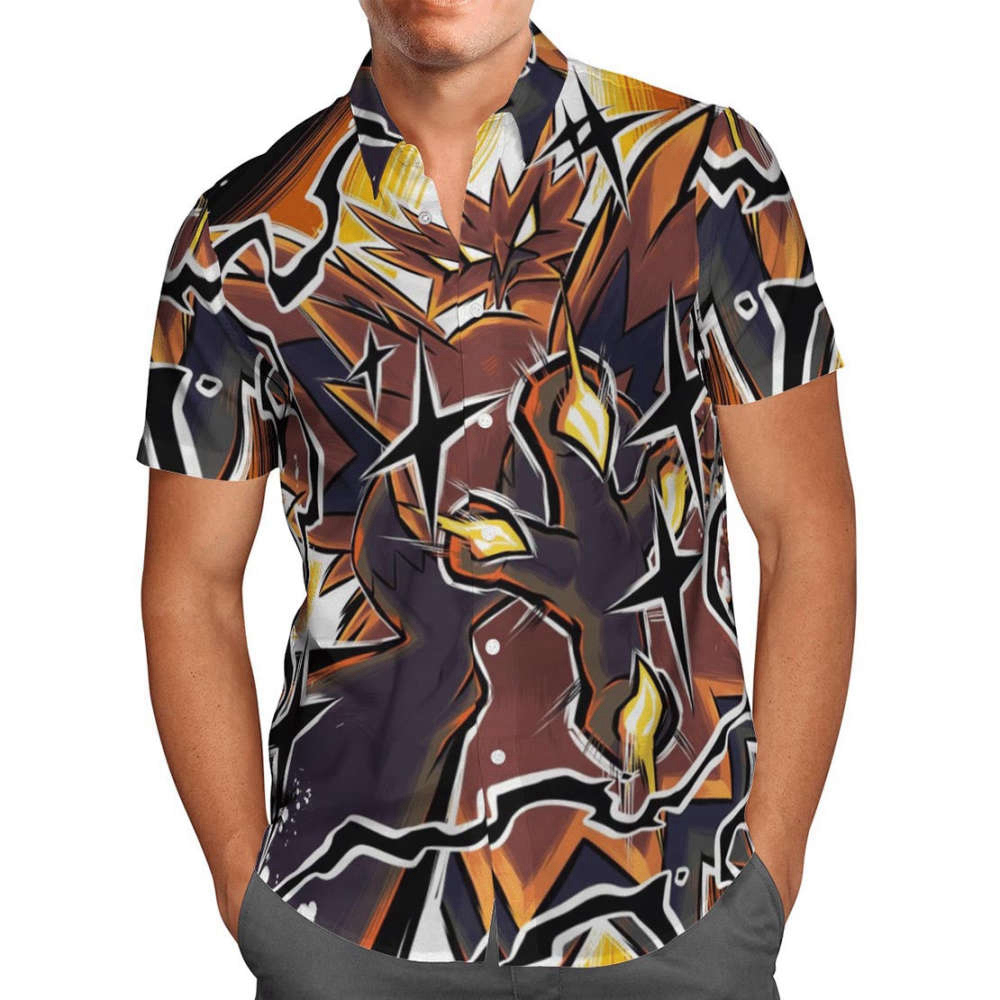 Zapdos Pokemon Hawaiian Shirt