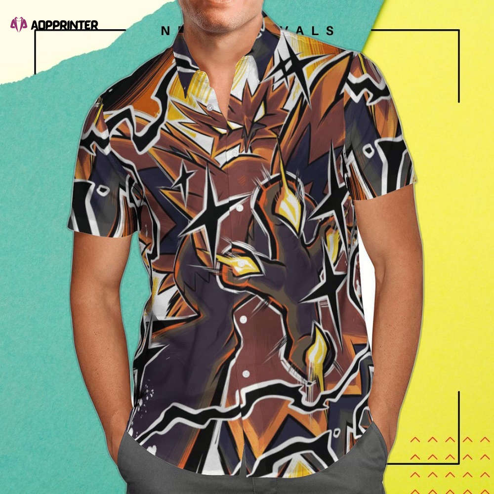 Zapdos Pokemon Hawaiian Shirt