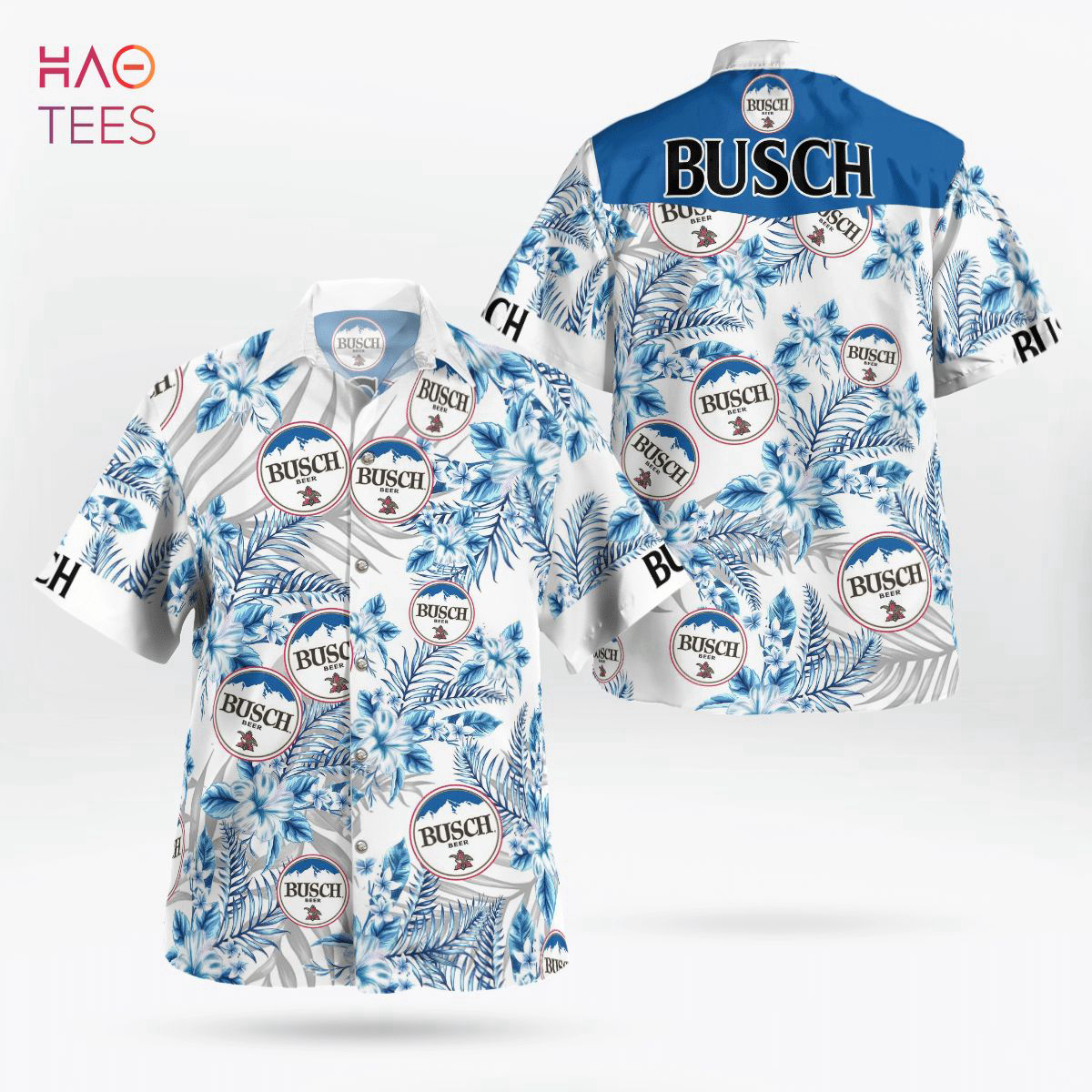 Busch Beer 3D Hawaiian Shirt – All Over Print Perfect for Summer!