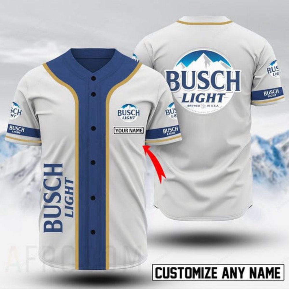 Vintage Blue Skull Coors Light Baseball Jersey: Unique Retro Design for Stylish Beer Enthusiasts