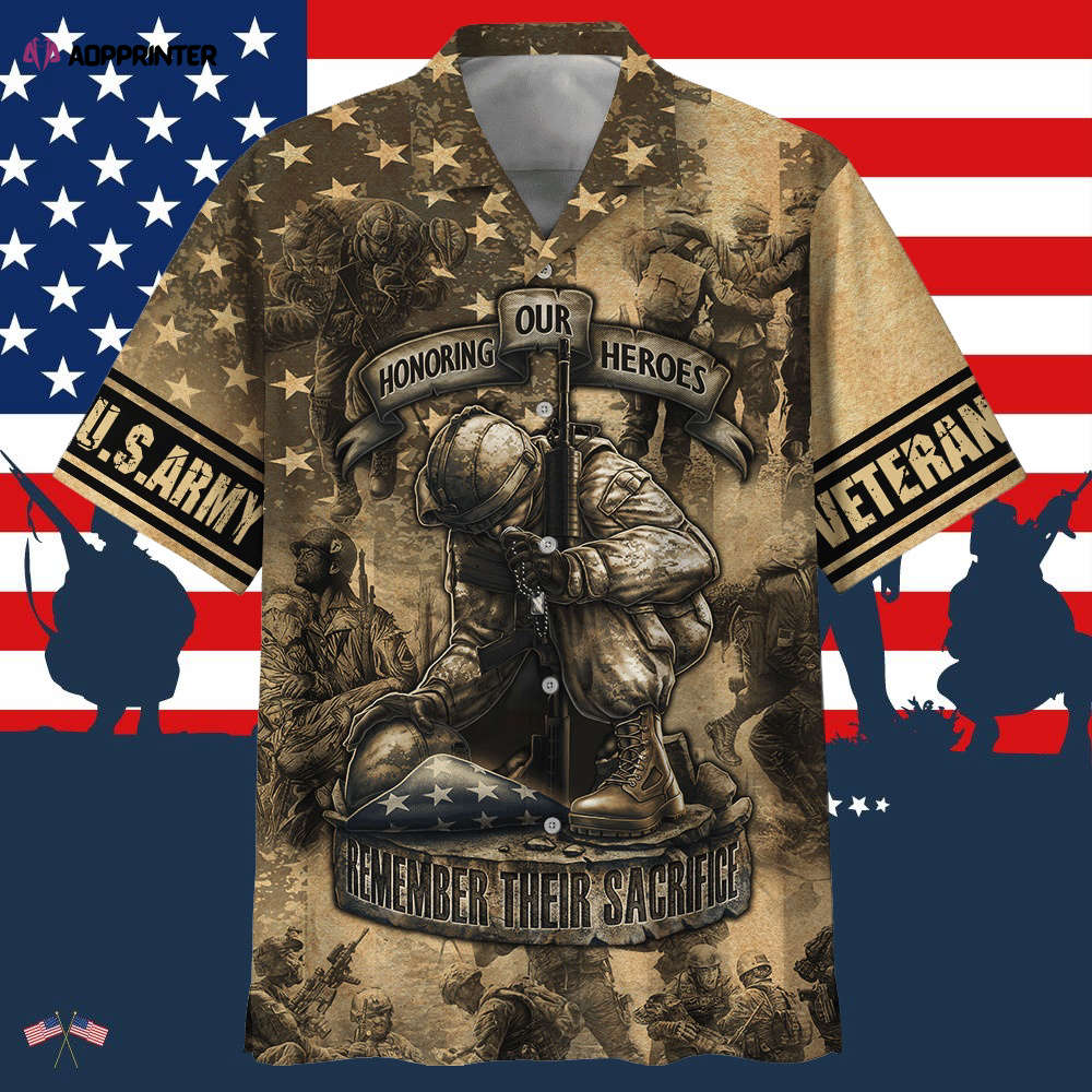 Stylish US Army Cadet Command ROTC Hawaiian Shirt – Military-Inspired Fashion