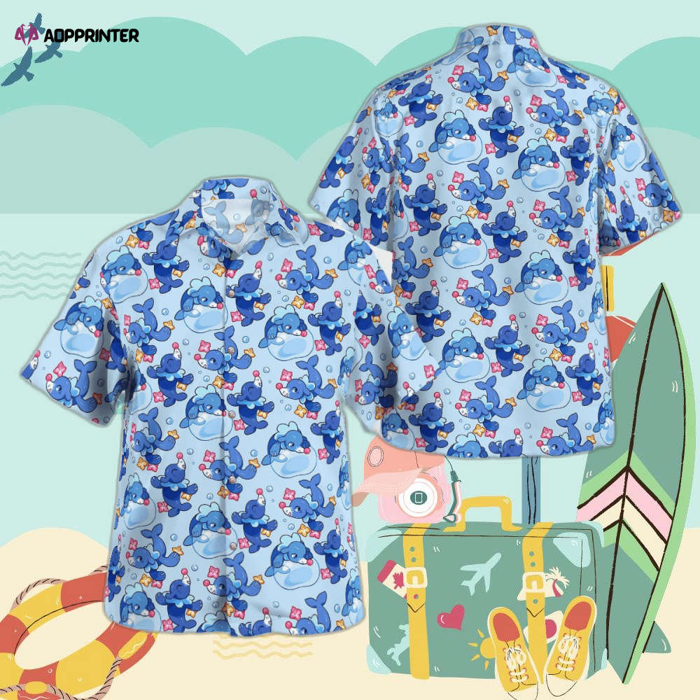 Ashimari Pokemon Cute Hawaiian Shirt