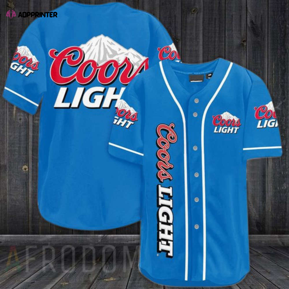 Personalized Budweiser Beer Baseball Jersey