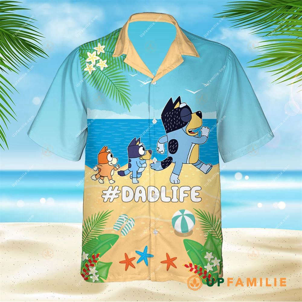 Bluey Dad Life Hawaiian Shirt: Embrace the Aloha Style in Bluey Bluey Design