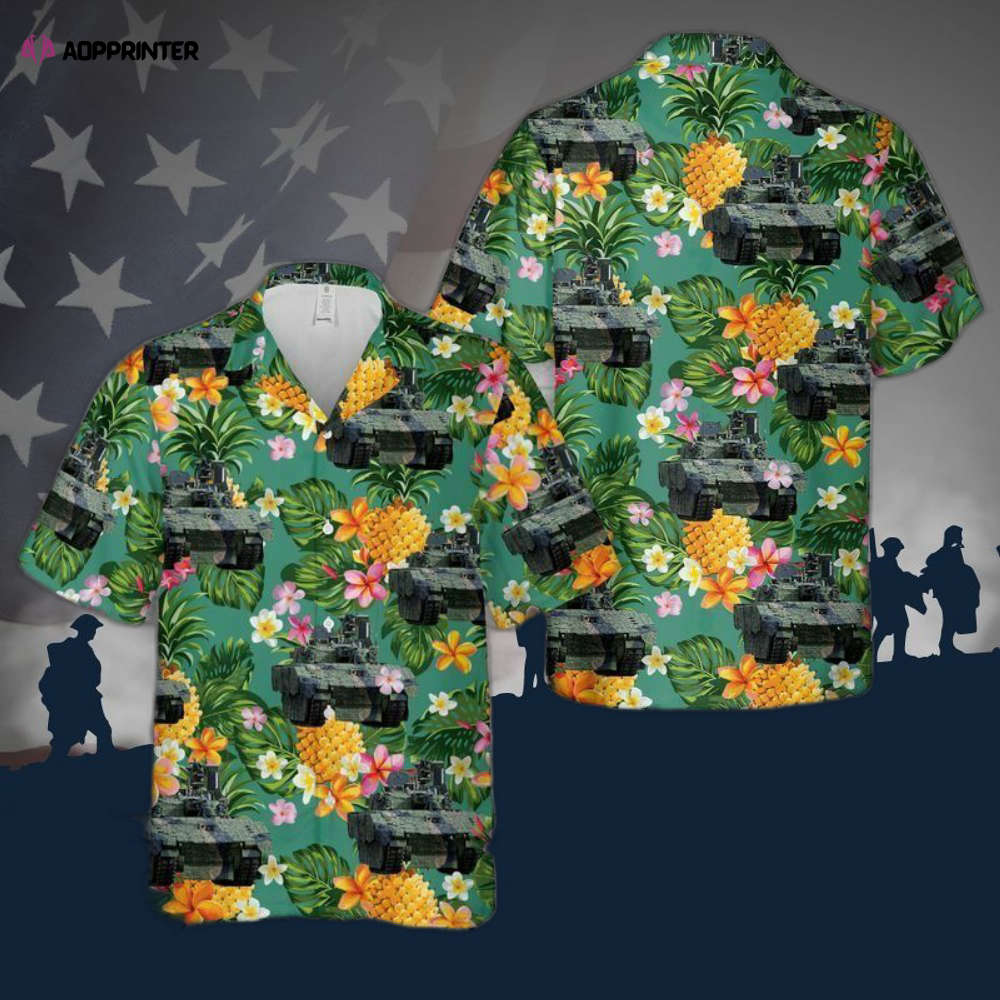 British Army M88 Recovery Vehicle Hawaiian Shirt – Unique Military Style