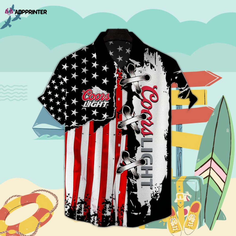 Coors Light Beer All Over Print 3D Hawaiian Shirt