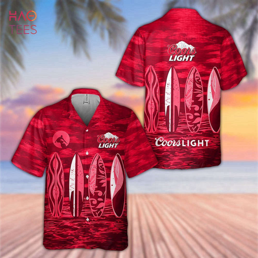 Coors Light Beer All Over Print 3D Hawaiian Shirt