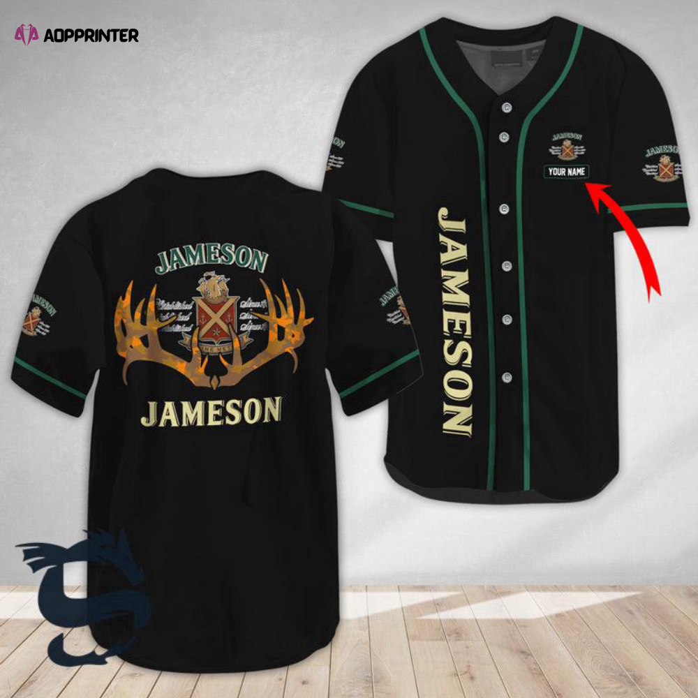Custom Buck Horn Jameson Baseball Jersey – Personalized Sports Apparel