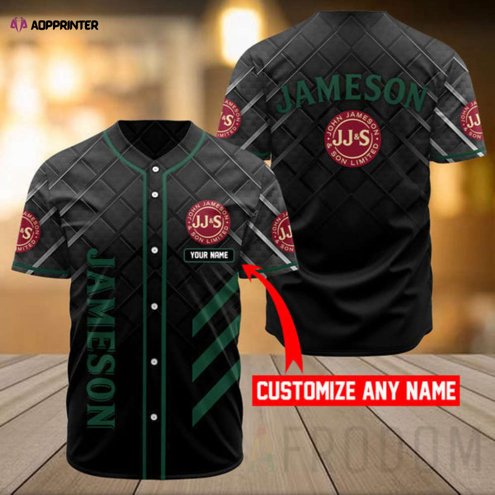 Custom Vintage Jameson Baseball Jersey – Personalized Retro Sports Apparel