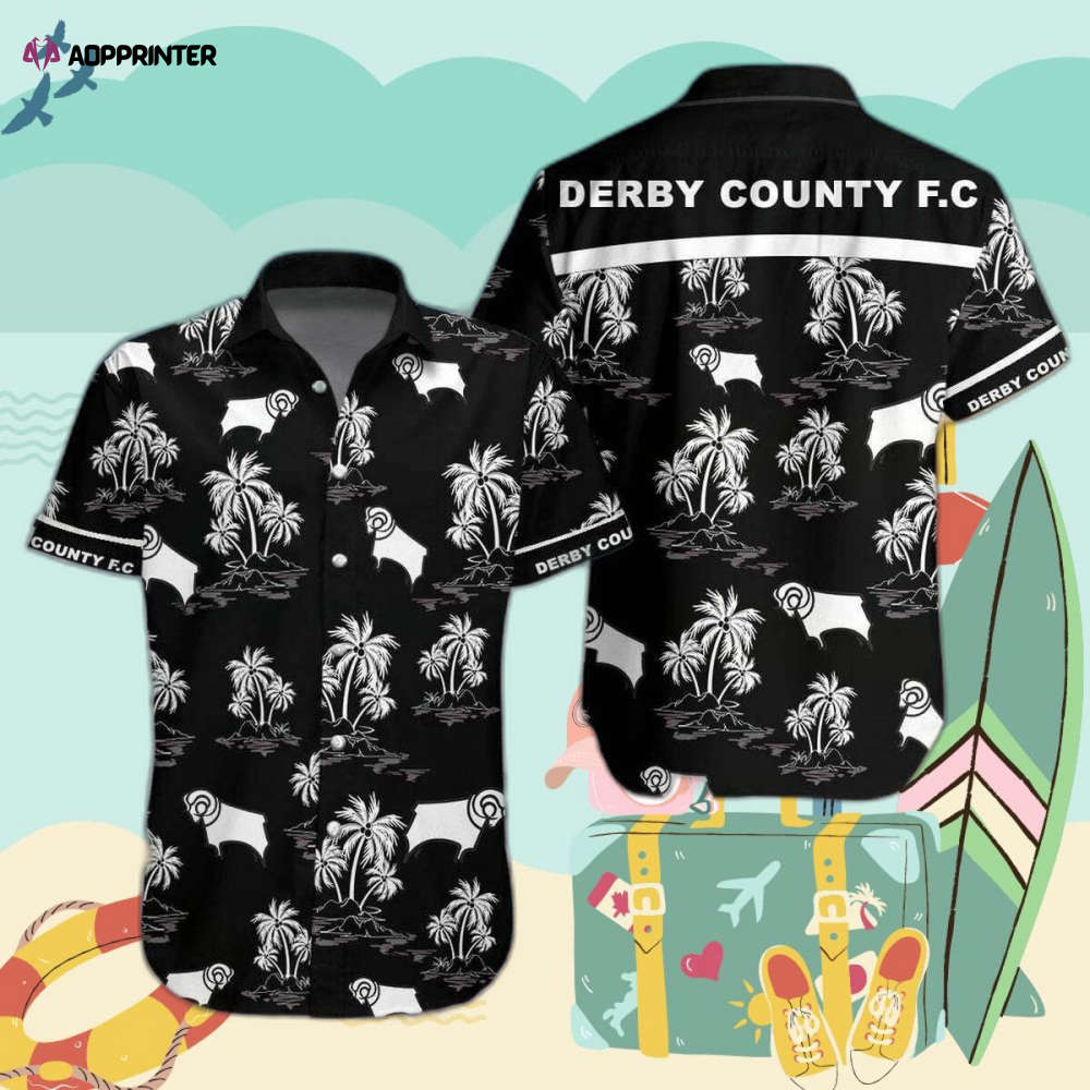 Derby County FC Hawaiian Shirt Beach Short