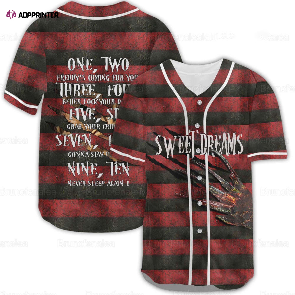 Freddy Krueger Baseball Jersey: Unleash Your Inner Nightmare with Style