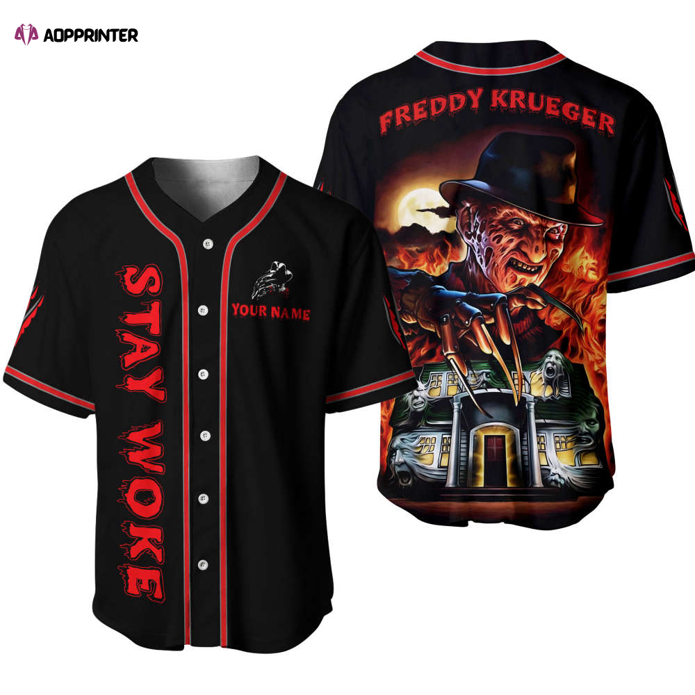 Freddy Krueger Baseball Shirt: Custom Killer Jersey for Horror Fans