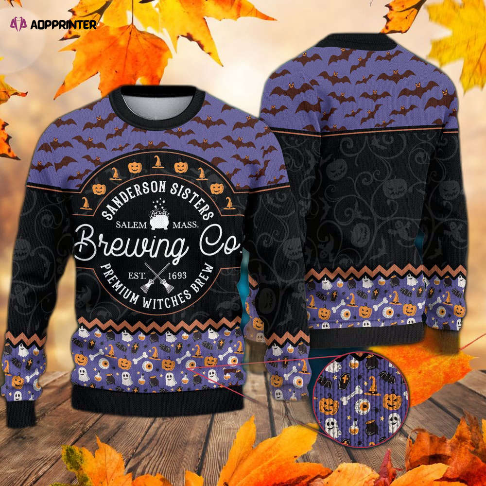 Hocus Pocus Brewing Co Witchcraft Witch Sanderson Sisters Sweater