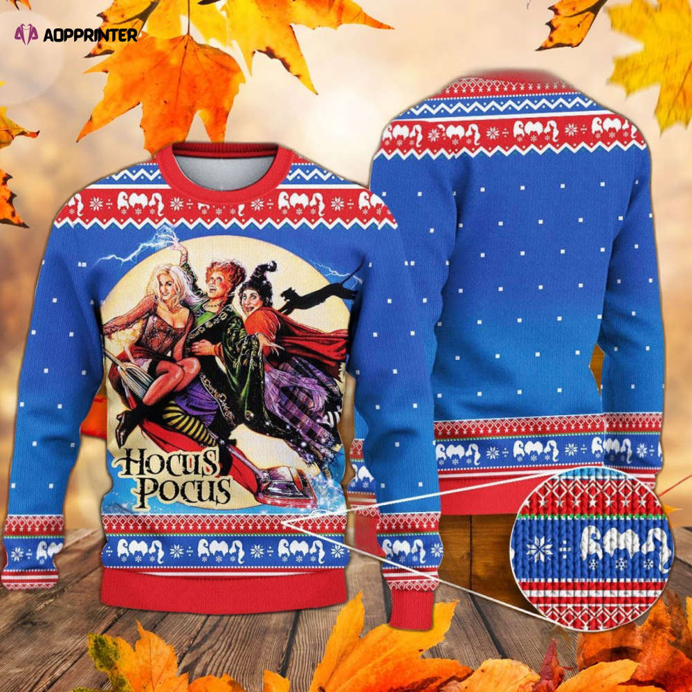 Hocus Pocus Halloween Gift Christmas Ugly Sweater