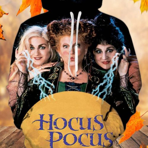 Hocus Pocus Halloween Sanderson Sisters 3D Hoodie