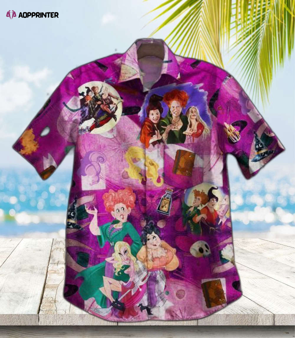 Hocus Pocus Sanderson Sisters Hawaiian Shirt - Magical Witches Apparel ...