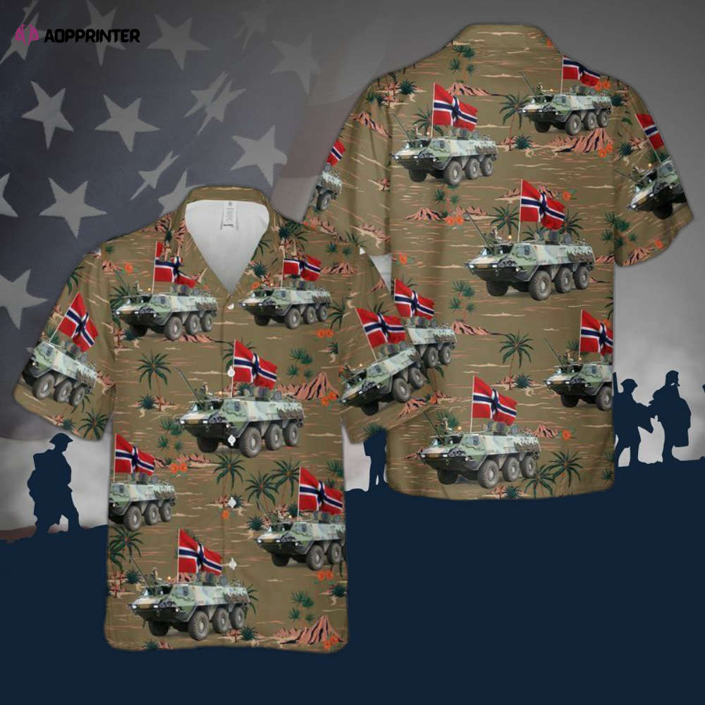 Norwegian Army Sisu Xa-185 Hawaiian Shirt
