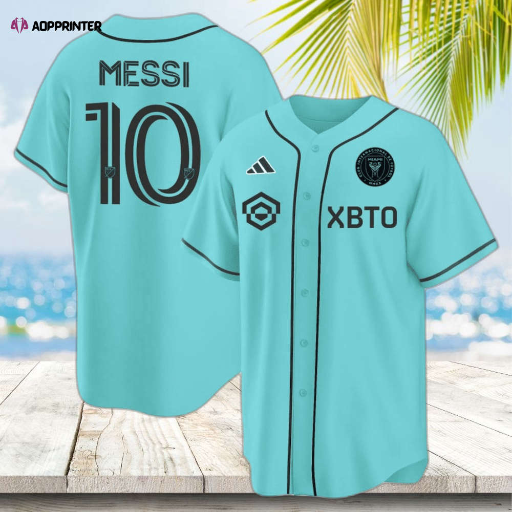 High-Quality Lionel Messi Inter Miami CF Black 3D Men s Polo Shirt