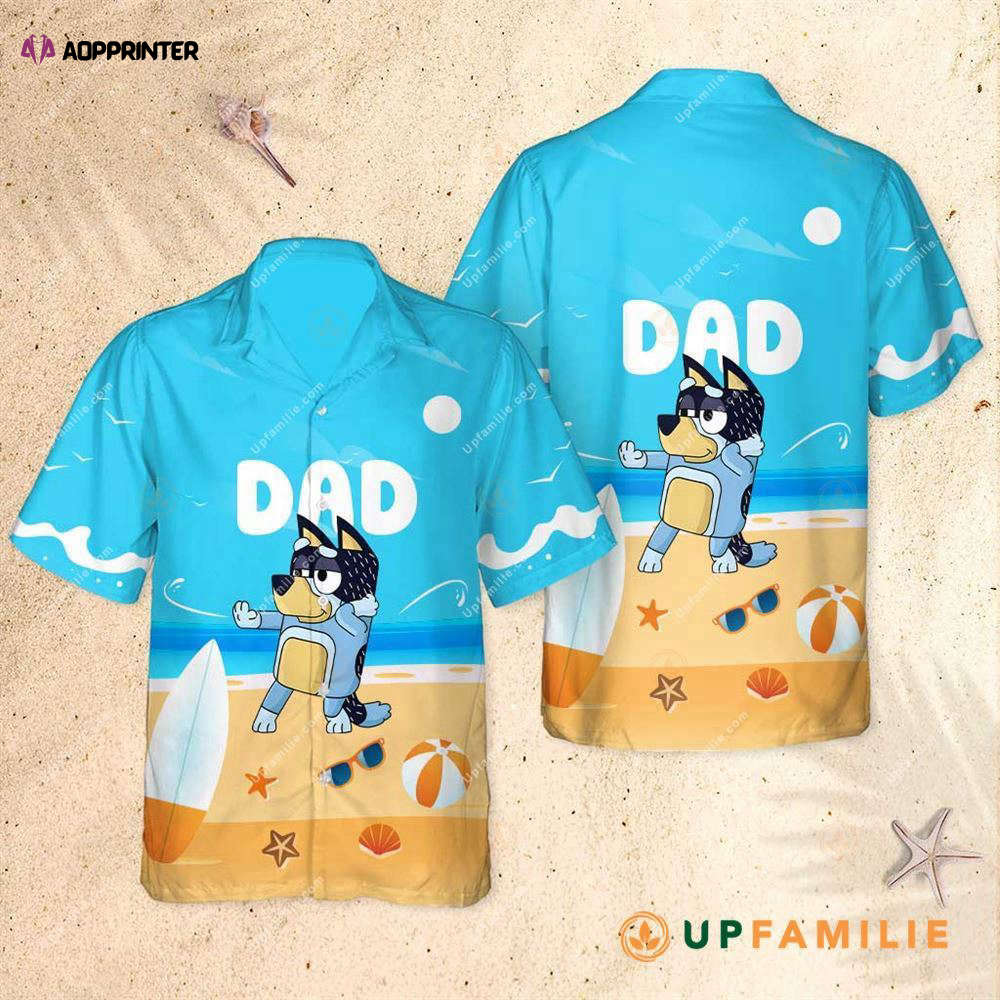 Stylish Bluey Dad Hawaiian Shirt – Embrace the Tropical Vibes!